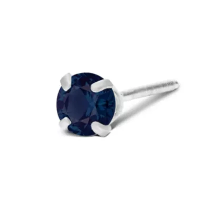 Lab Created 1/4 ct. t.w. Gemstone Stud Earrings White Gold