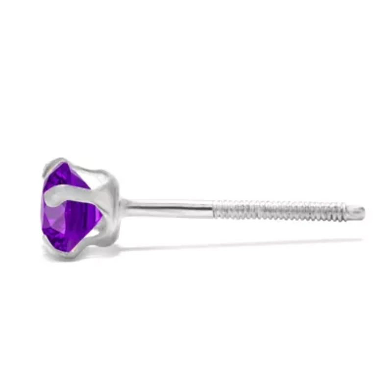 Lab Created 1/4 ct. t.w. Gemstone Stud Earrings White Gold