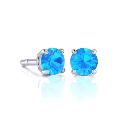 1 1/2 ct. t.w. Gemstone Stud Earrings 14K Gold