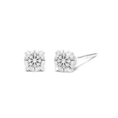Lab Created 1/ ct. t.w. Lab Grown Diamond Stud Earrings In 14k Gold