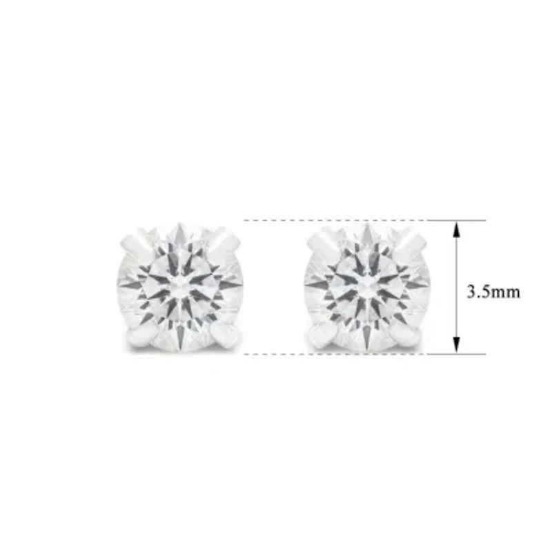 Lab Created 1/ ct. t.w. Lab Grown Diamond Stud Earrings In 14k Gold