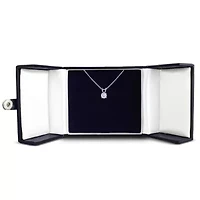 Lab Created ct. t.w. Grown Diamond Solitaire Necklace 14k Gold With 18 inch Chain