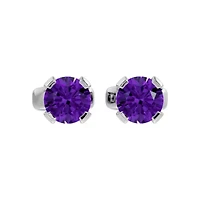 1 1/2 ct. t.w. Gemstone Stud Earrings 14K Gold
