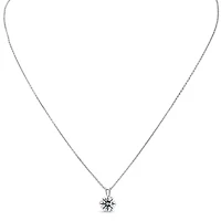 2 Carat Moissanite Necklace Gold With Free Chain