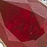 10K Gold Ruby and 1/4 ct. t.w. Diamond Stud Earrings