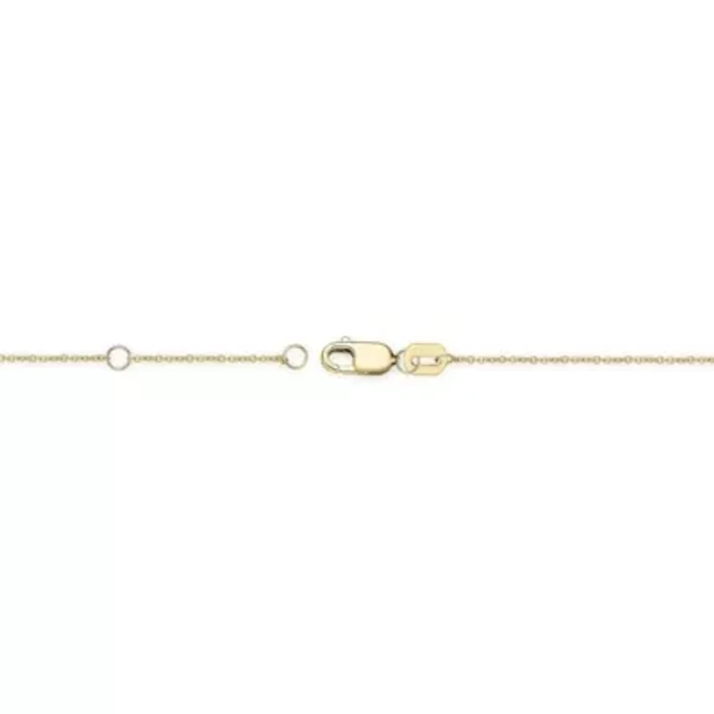 10K Gold Emerald and 1/5 ct. t.w. Diamond Pendant Necklace