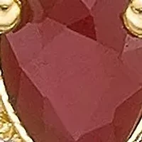 10K Gold Ruby and 1/5 ct. t.w. Diamond Pendant Necklace