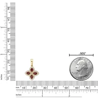 10K Gold Ruby and 1/5 ct. t.w. Diamond Pendant Necklace