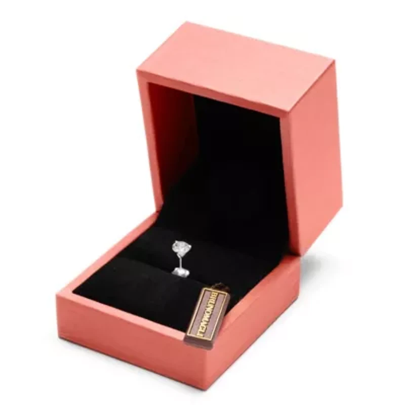 Lab Created Mens 1 Carat Lab Grown Diamond Martini Stud Earring In Sterling Silver