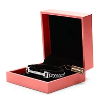 Lab Created Mens Emanuele 1/3 Carat Lab Grown Diamond Bracelet In Sterling Silver, 8 Inches