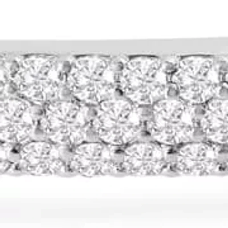 Lab Created Mens Giuseppe 1 1/2 Carat Lab Grown Diamond Bracelet In Sterling Silver, 8 Inches