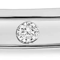Lab Created Mens Carlo 1/10 Carat Lab Grown Diamond Bracelet In Sterling Silver, 8 Inches