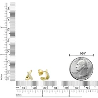 Lab Created 18k Gold Plated Silver 1/6 CTTW Lab Grown Diamond Dangle Toggle Earrings