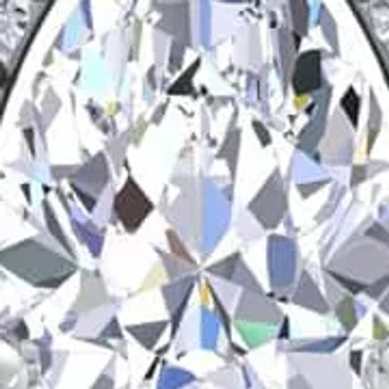 Lab Created 2 1/2 Carat Pear Shape Lab Grown Diamond Drop Earrings In Sterling Silver