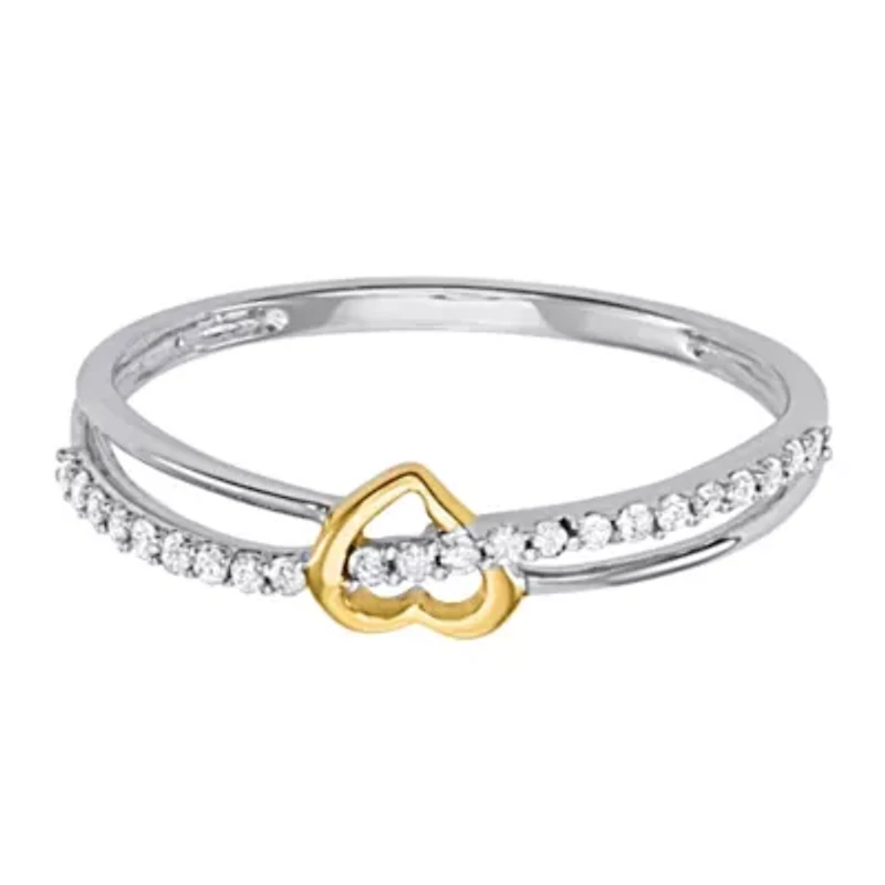 1/10 CTTW HEART BAND 925