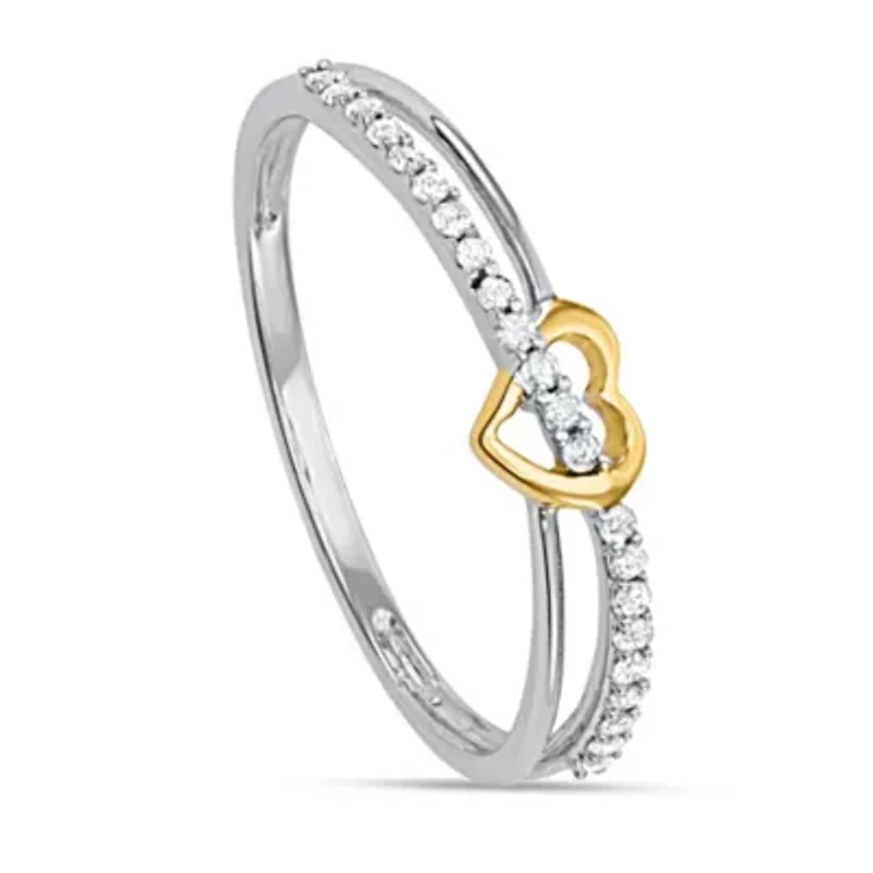1/10 CTTW HEART BAND 925