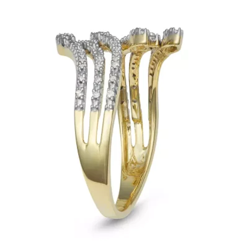 1/4 CTTW Diamond Cocktail Ring 10KY