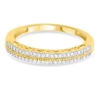 1/5 CTTW Diamond Band 10KY