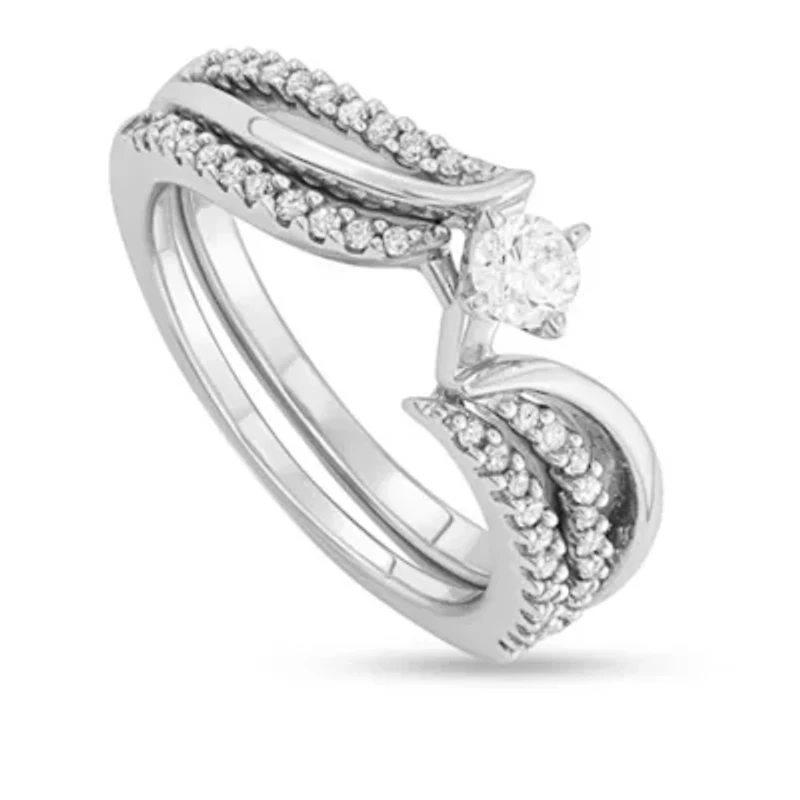 1/2 CTTW 10KW Diamond Bridal Ring