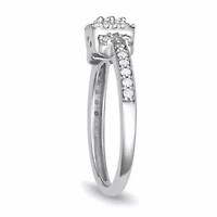 0.25CTTW Diamond Ring Sterling Silver