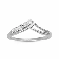Lab Created 0.25CTTW DIAMOND RING 10KW