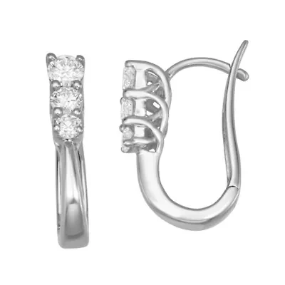 Lab Created 0.50CTTW DIAMOND EARRINGS 10KY