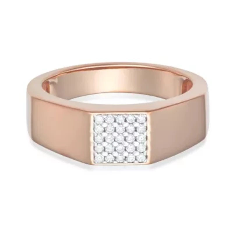 Lab Created 0.25CTTW DIAMOND MENS RING GOS