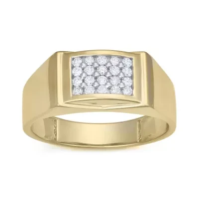 Lab Created 0.30CTTW DIAMOND MENS RING RGOS