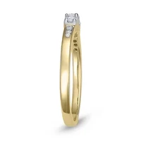 Lab Created 0.25CTTW  DIAMOND RING 10KY