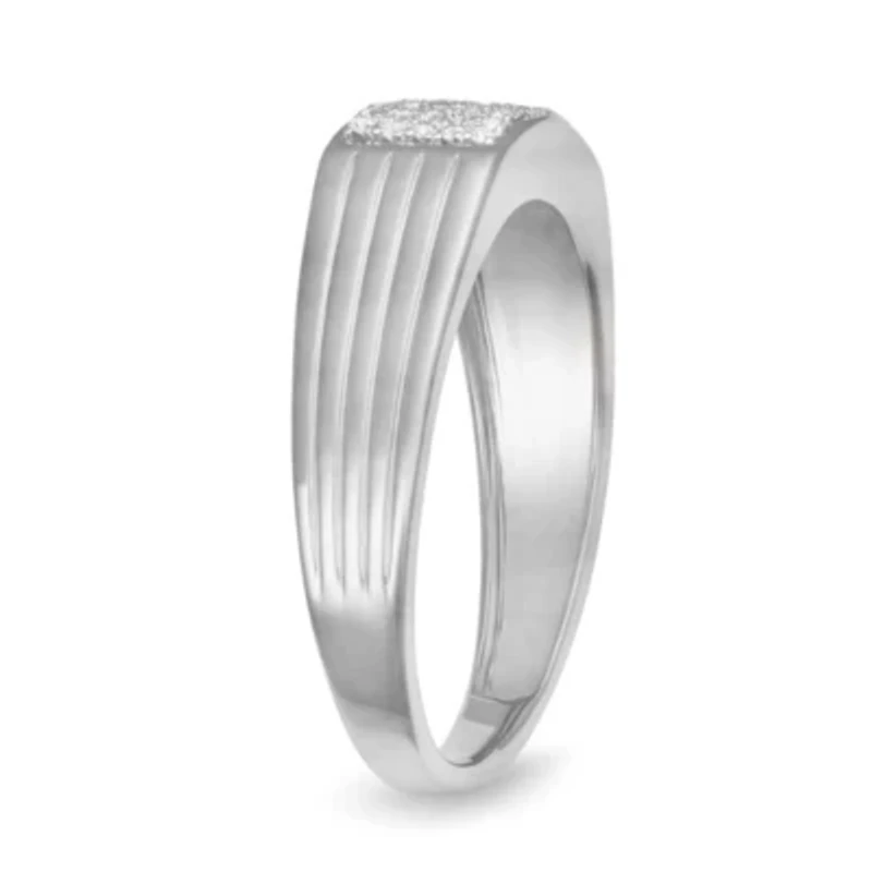 Lab Created 0.25CTTW DIAMOND MENS RING GOS