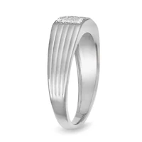 Lab Created 0.25CTTW DIAMOND MENS RING GOS