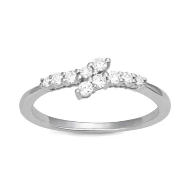 Lab Created 0.25CTTW DIAMOND RING 10KW