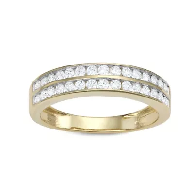 Lab Created 0.50 CTTW DIAMOND BAND 10KY