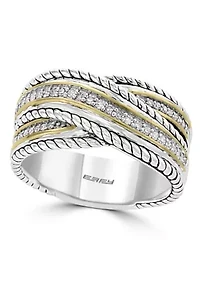 Diamond Ring Sterling Silver