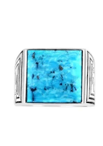 Turquoise Ring in Sterling Silver