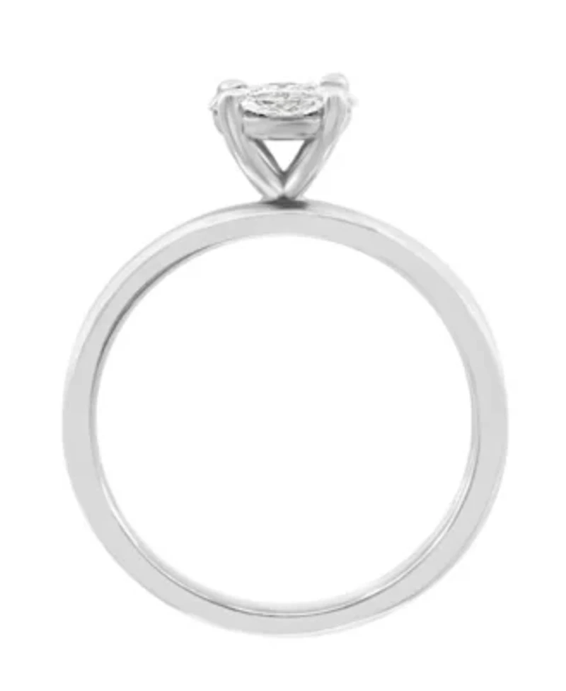 Diamond Ring Set In 14K White Gold