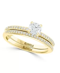 Diamond Ring Set In 14K Yellow Gold