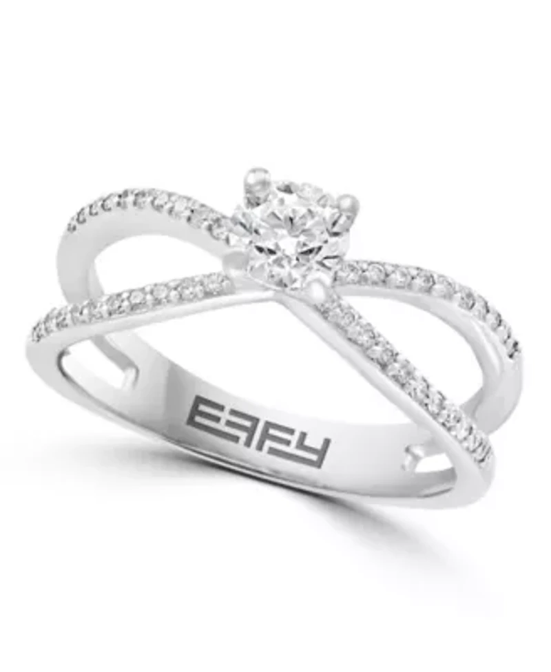Diamond Ring in 14K White Gold