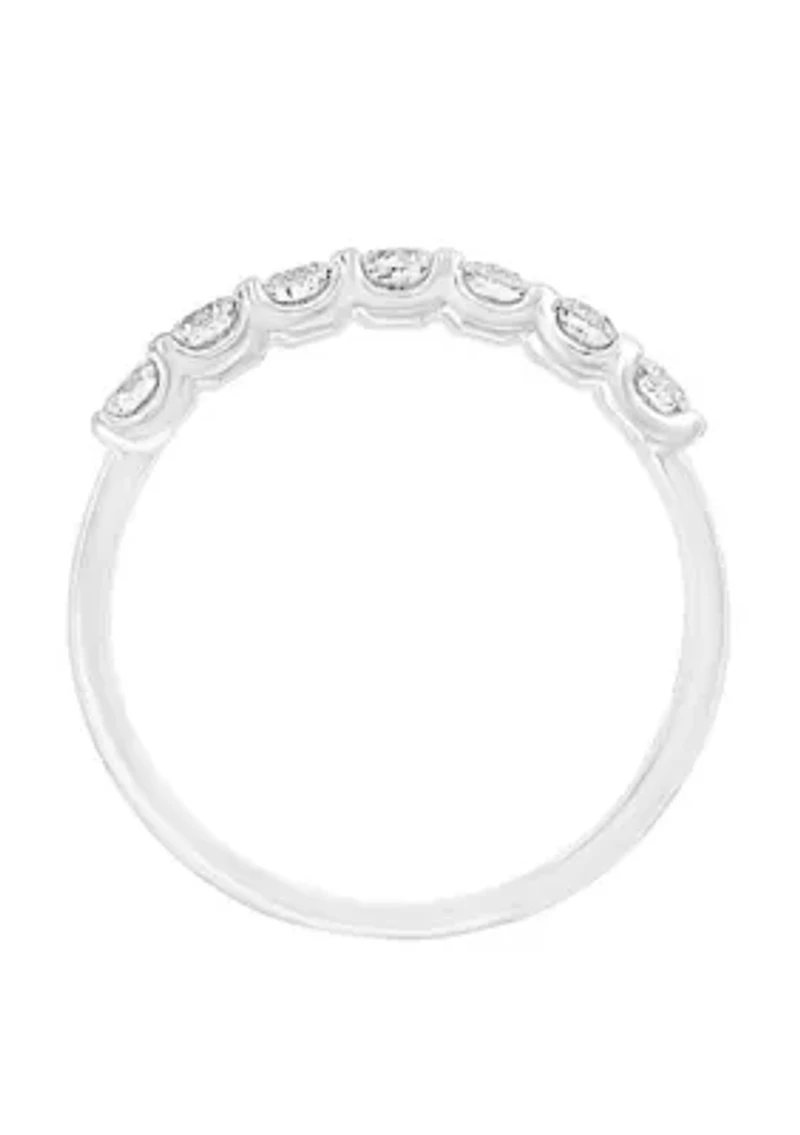1/2 ct. t.w. Diamond Ring 14K White Gold