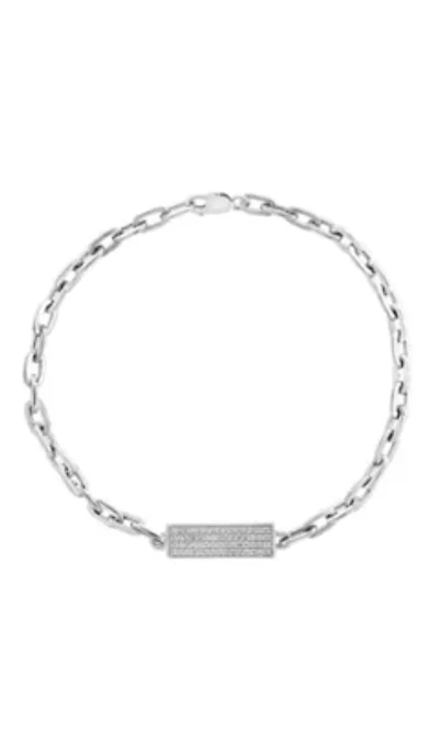 Diamond Bracelet in Sterling Silver