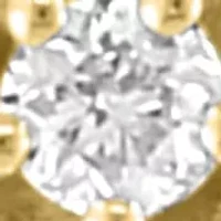 Diamond Earrings in 14K Yellow Gold