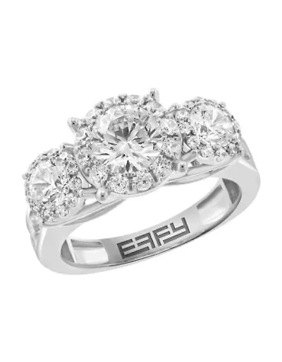 Lab Created Lab Diamond Ring in 14K White Gold