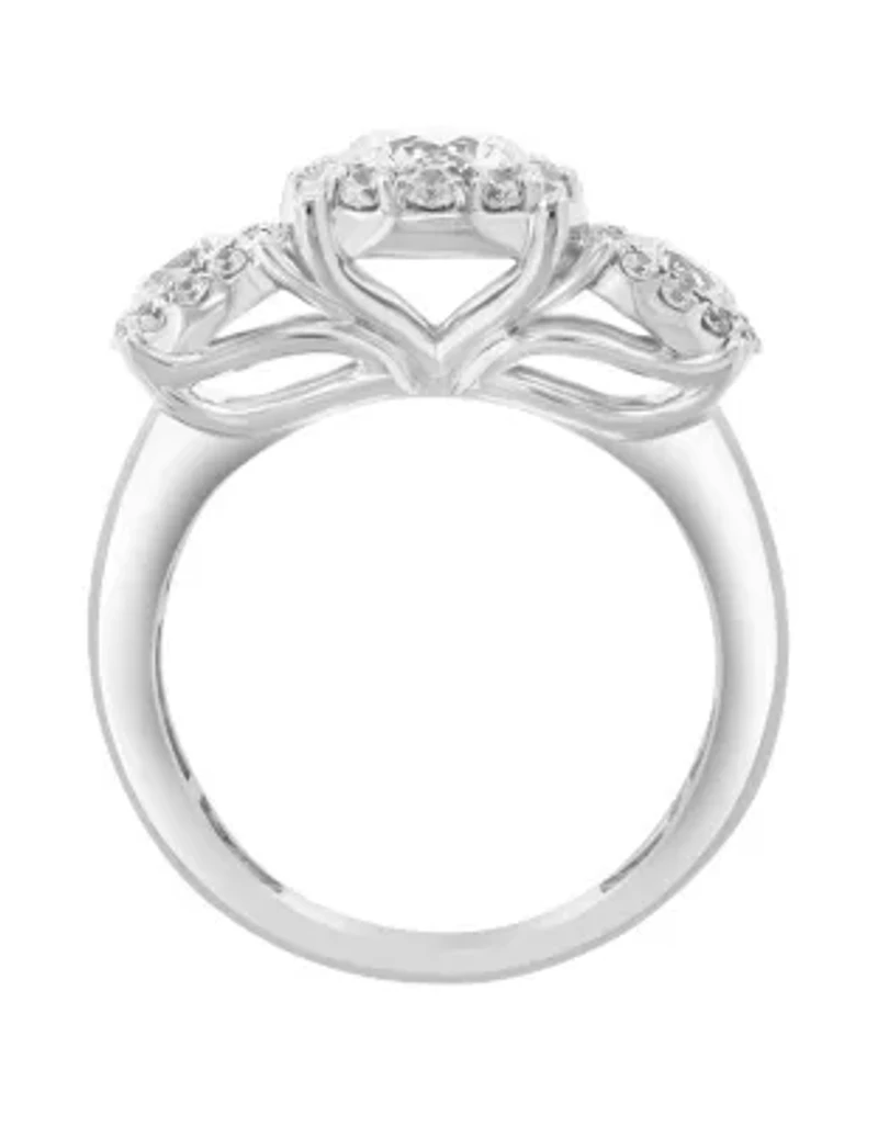 Lab Created Lab Diamond Ring in 14K White Gold