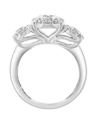 Lab Created Lab Diamond Ring in 14K White Gold