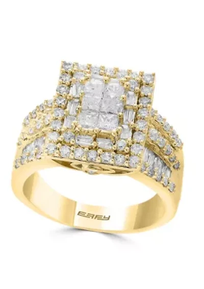 Diamond Ring in 14K Yellow Gold