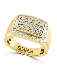 Diamond Ring In 10K Yellow Gold