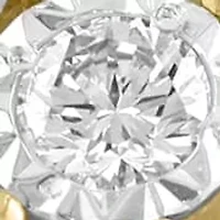 Diamond Ring in 14K Yellow and White Gold