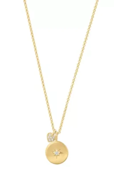 Diamond Pendant in 14K Yellow Gold