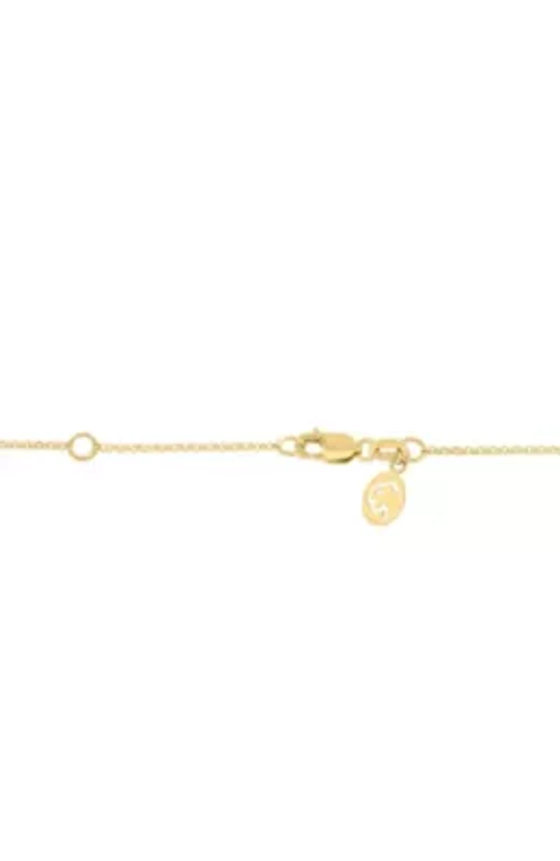 Diamond Pendant in 14K Yellow Gold