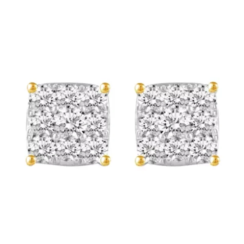 Ctw Diamond Earring in 14k Yellow gold